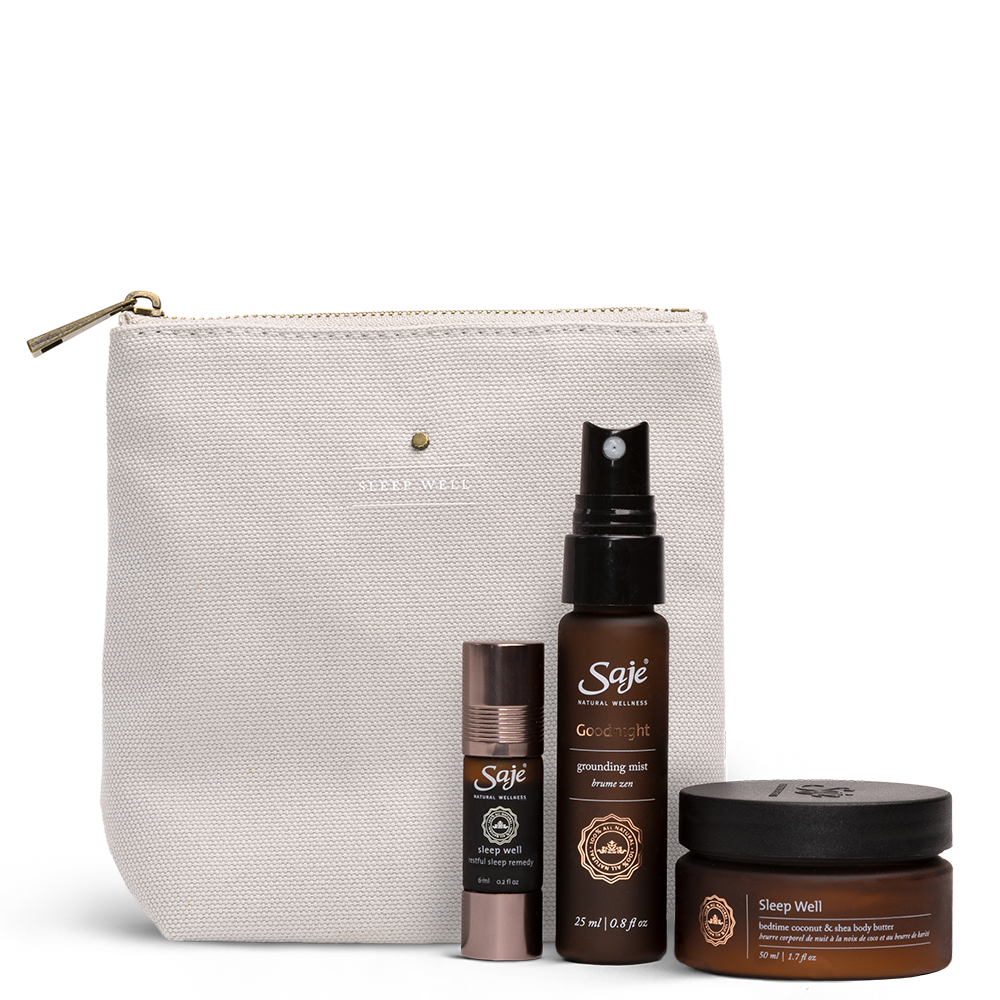 Saje Sleep Well Restful Sleep Kit Assortment Bedtime Blends Roll-On 3pcs NEW
