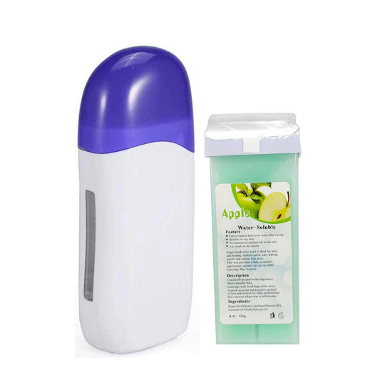 Wax Roll On Heater Warmer + Waxing Cartridge - Salon Hair Removal