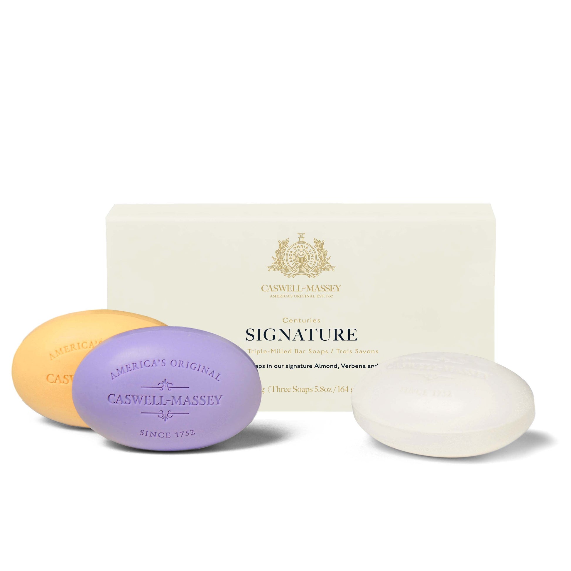 Centuries Signature Soap Set Bar Soap Caswell-Massey® 3-Soap Set