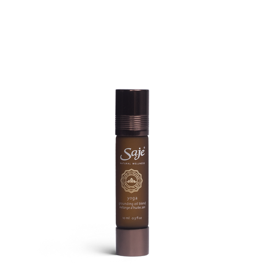Saje Yoga Grounding Oil Blend Calm Superpower Find Center Mindfulness 10ml NEW
