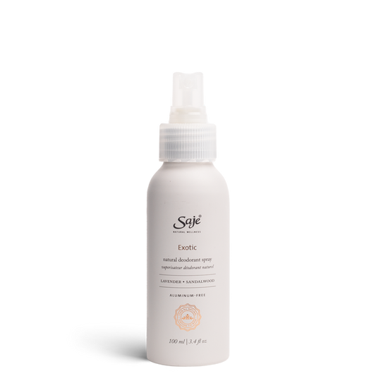 Saje Exotic Mineral Salt Based Spray Deodorant Natural Protectant 100ml NEW