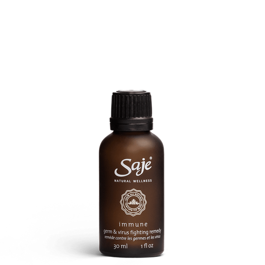 Saje Immune Germ Fighting Remedy Ease Cough Colds Comfort Formulated 30ml NEW