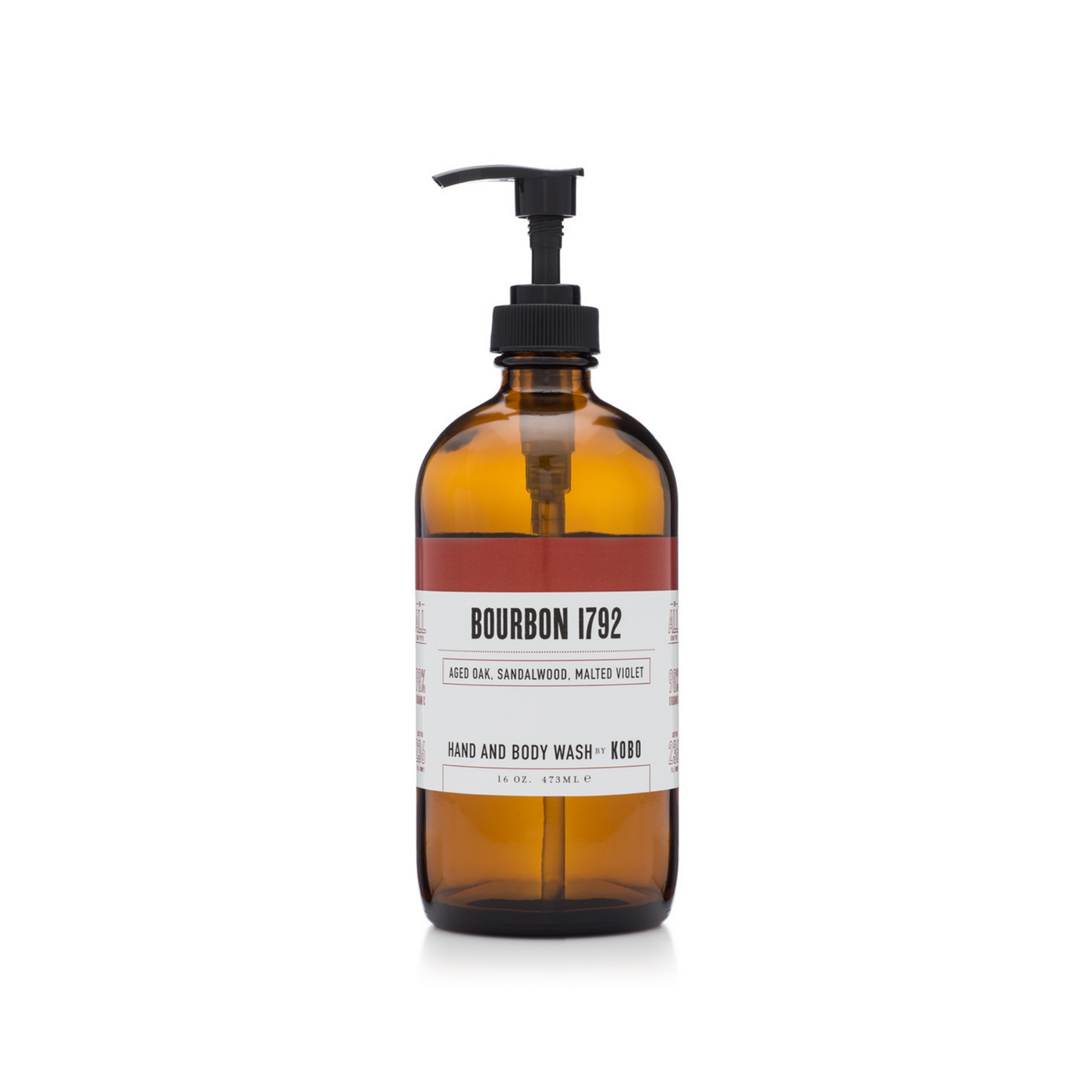 KOBO Bourbon 1792 Woodblock Hand and Body Wash (16 oz) #10084784