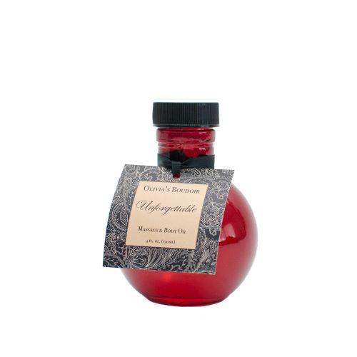Massage Oil 4oz Unforgettable Intimates Adult Boutique